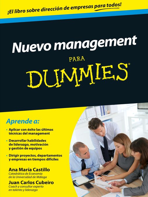 Title details for Nuevo management para Dummies by Juan Carlos Cubeiro Villar - Available